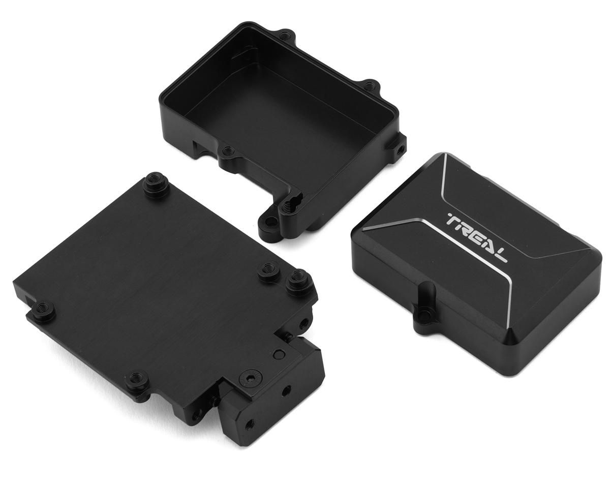 Treal Hobby Losi® LMT 2.0 Aluminum LCG Electronics Tray &amp; Mount Set (Black)