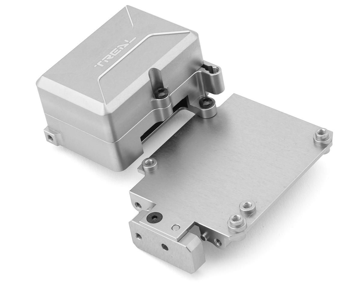 Treal Hobby Losi® LMT 2.0 Aluminum LCG Electronics Tray &amp; Mount Set (Silver)