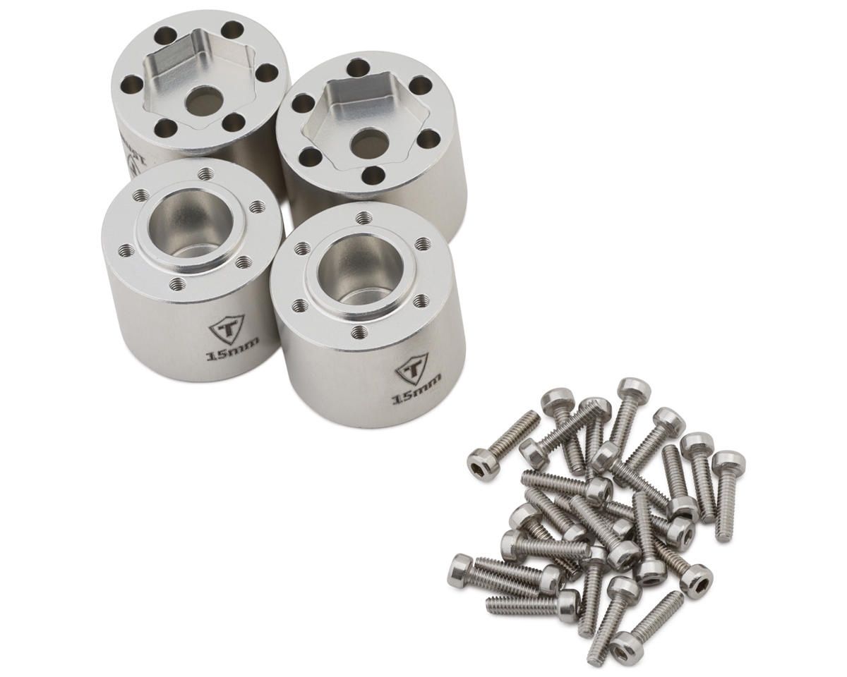 Treal Hobby Losi® Mini LMT 7075 Aluminum Extended Wheel Hex Hubs
