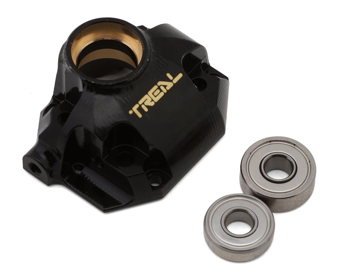 Treal Hobby Vanquish H10 Optic Brass Front Differential Output Housing Cover