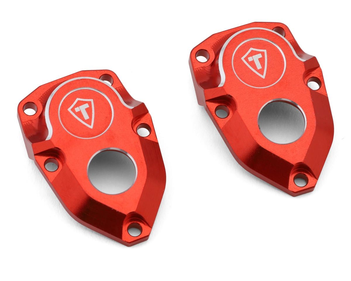 Treal Hobby Vanquish VRD/VS4-10 Aluminum Front Portal Covers (Red) (2)