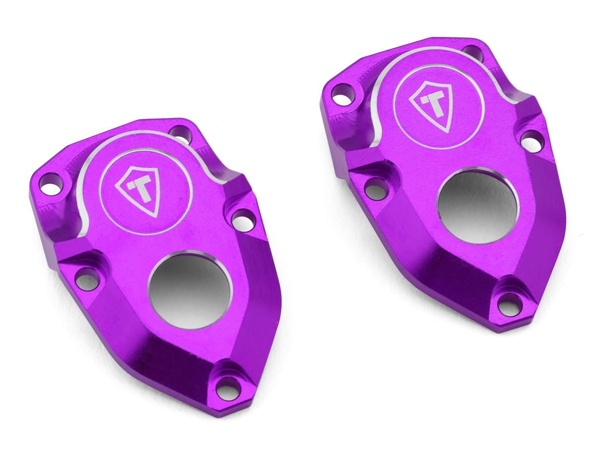 Treal Hobby Vanquish VRD/VS4-10 Aluminum Front Portal Covers (Purple) (2)