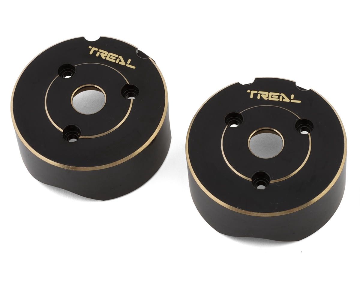 Treal Hobby Vanquish VRD/VS4-10 Brass Front Portal Covers (120.4g ea)
