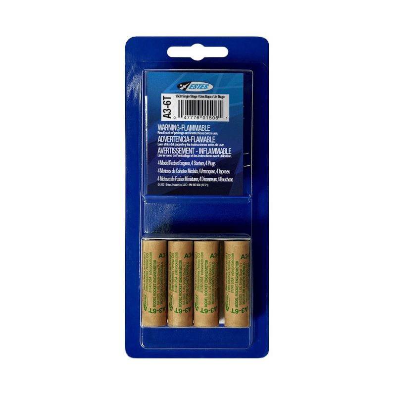 Estes A3-6T 13mm Engine 4pk