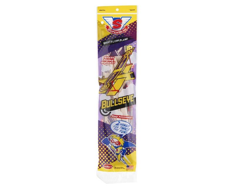 Guillows Bullseye Biplane Balsa Gliders (24)
