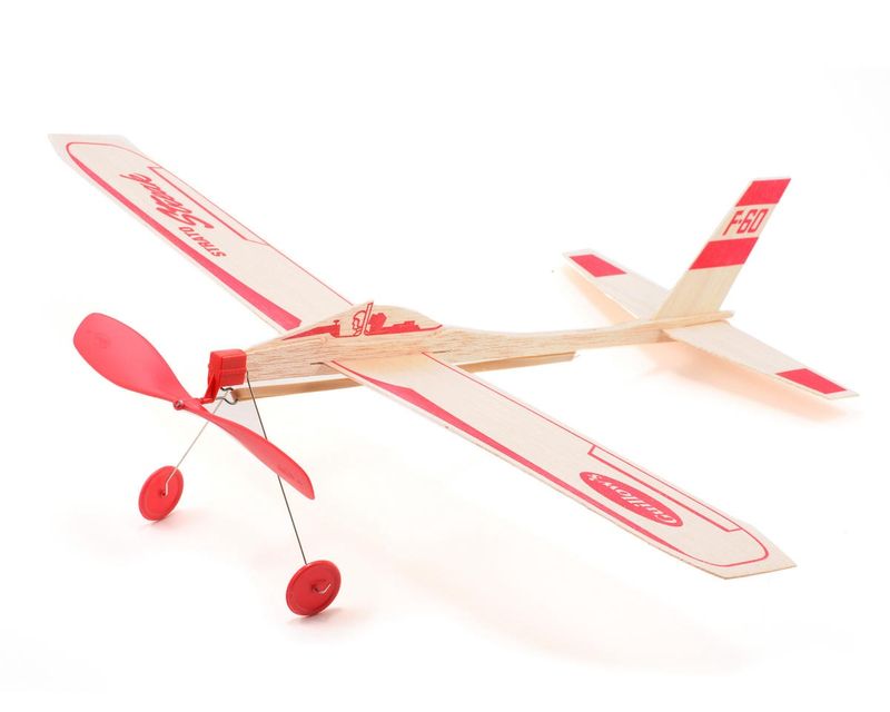 Guillows Rise Off Ground Strato Streak Balsa Glider w/Landing Gear