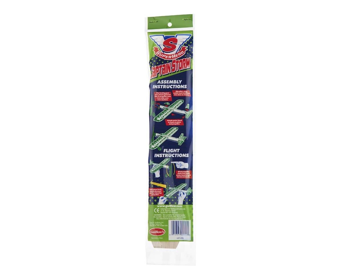 Guillows Rise Off Ground Captain Storm Balsa Gliders w/Landing Gear (24)