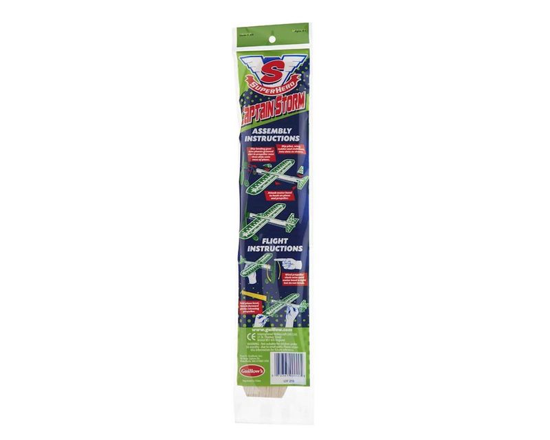 Guillows Rise Off Ground Captain Storm Balsa Gliders w/Landing Gear (24)