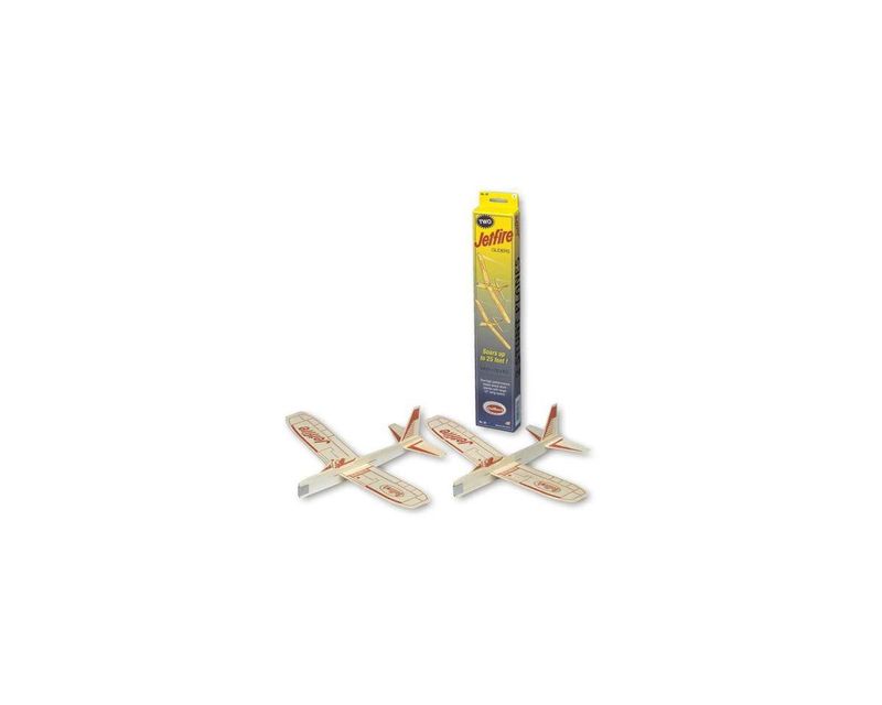 Guillows Jetfire Balsa Glider Twin Pack (24)