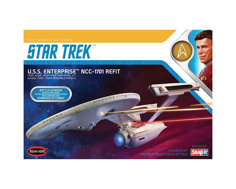 Polar Lights 1/1000 Star Trek USS Enterprise Refit - Wrath of Khan