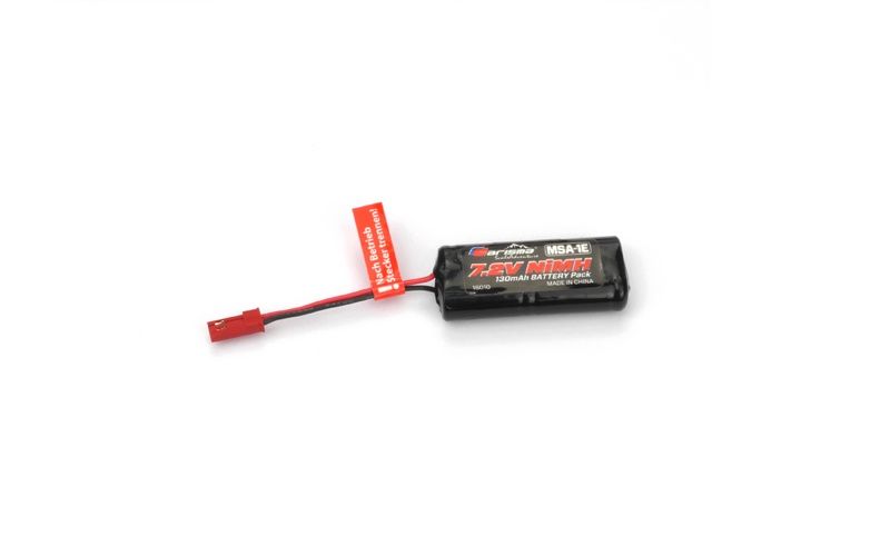 Carisma 7.2V 130mAh NiMH Battery Pack: MSA-1E, GT24, GT24B, GT24R