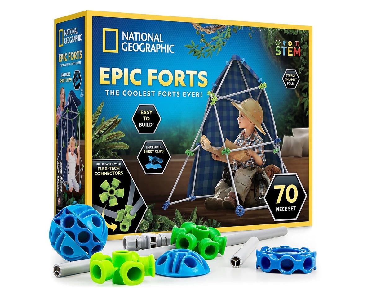 Blue Marble National Geographic Epic Forts Building STEM Kit