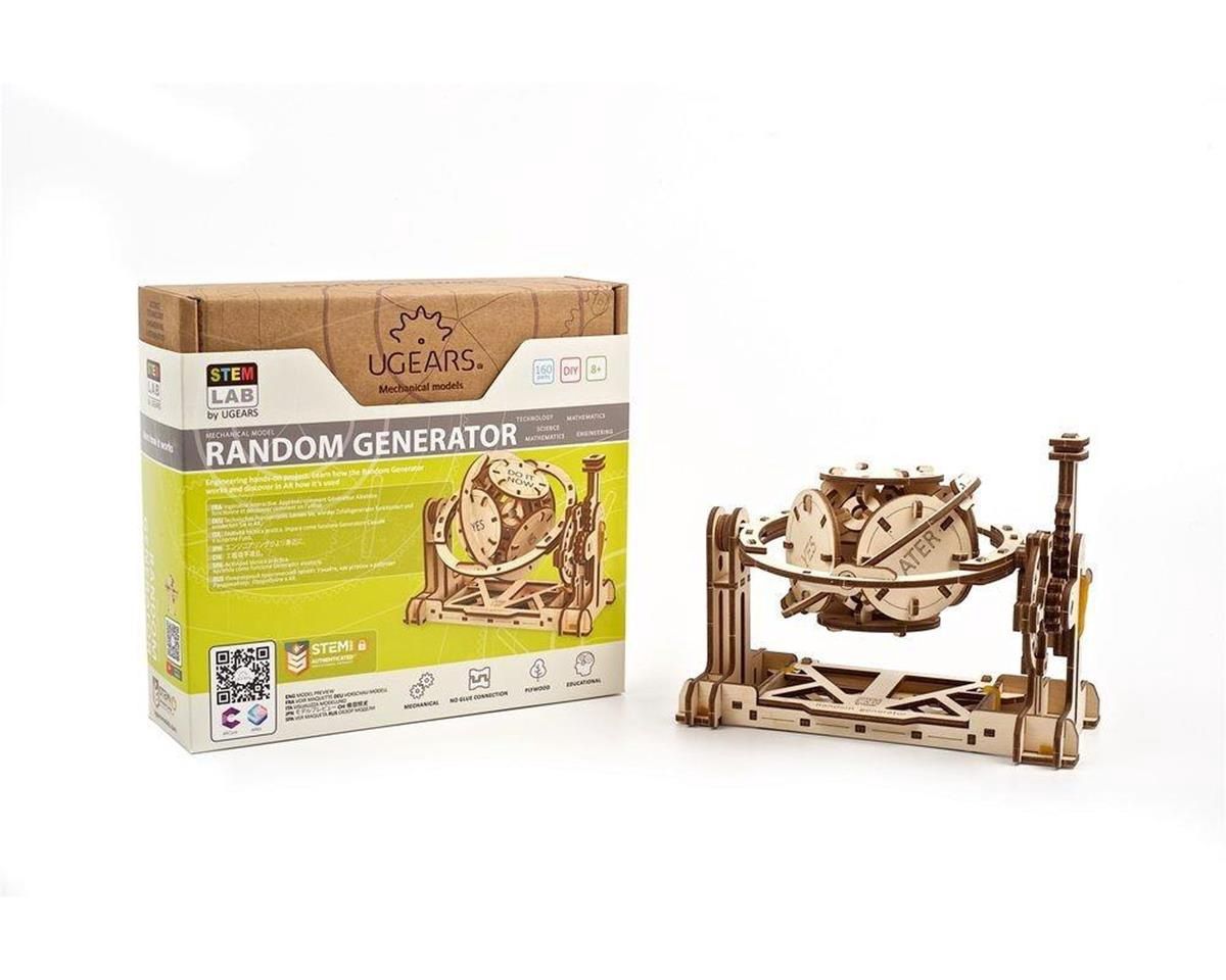 Random Mechanical Model UGears Stem Lab Random Generator 3D Mechanical Wooden Model