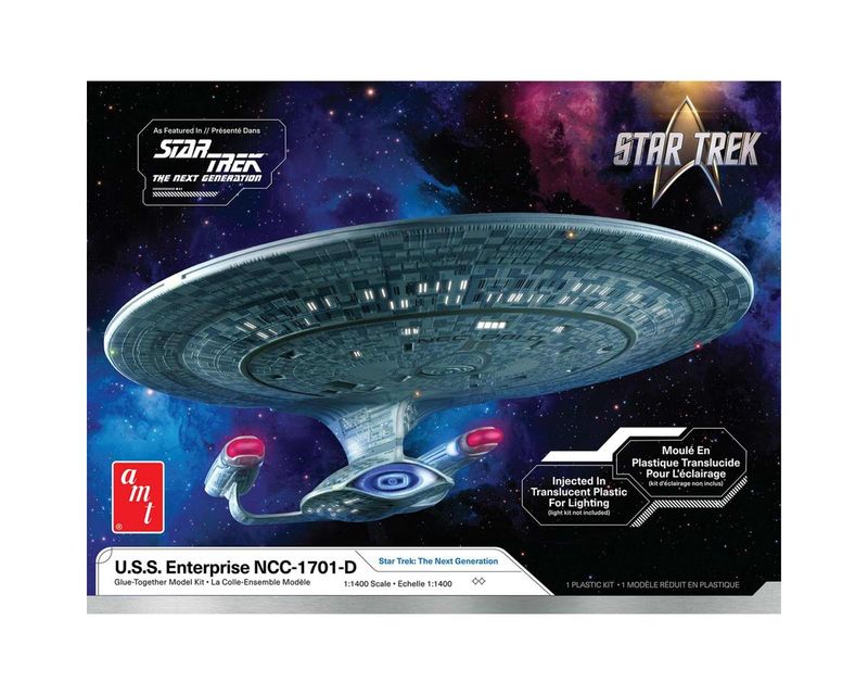 AMT 1/1400 Star Trek: The Next Generation U.S.S. Enterprise NCC1701D Model Kit