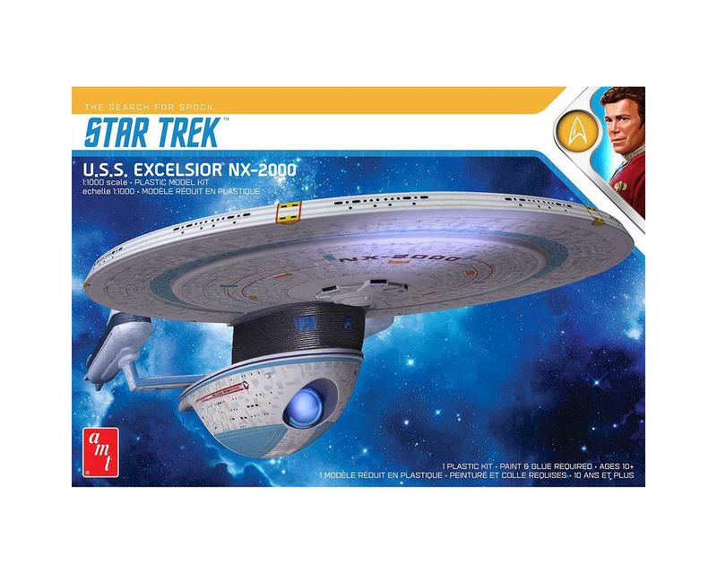 AMT 1/1000 Star Trek U.S.S. Excelsior Model Kit