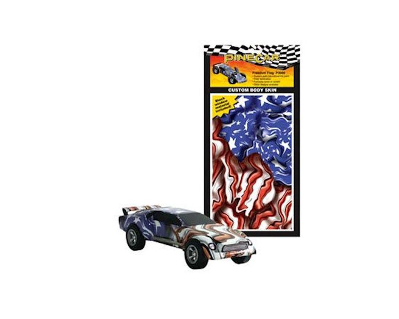 PineCar Freedom Flag Custom Body Skin