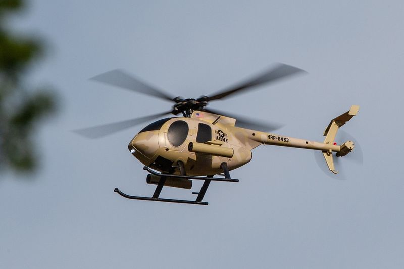 Rage R/C Hero-Copter Military, 4-Blade RTF Heli; Army
