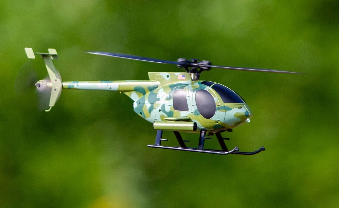 Rage R/C Hero-Copter Military, 4-Blade RTF Heli; Marines