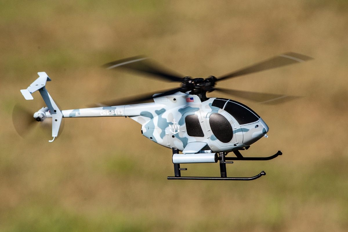 Rage R/C Hero-Copter Military, 4-Blade RTF Heli; Navy