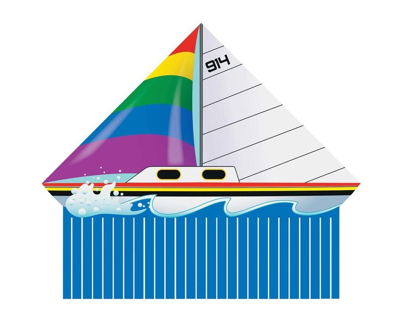 Brain Storm Products 70402 WNS Delta XT Sail Boat