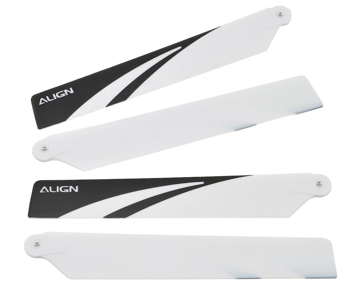 Align 150 120mm Main Blade Set (White/Black Tips)