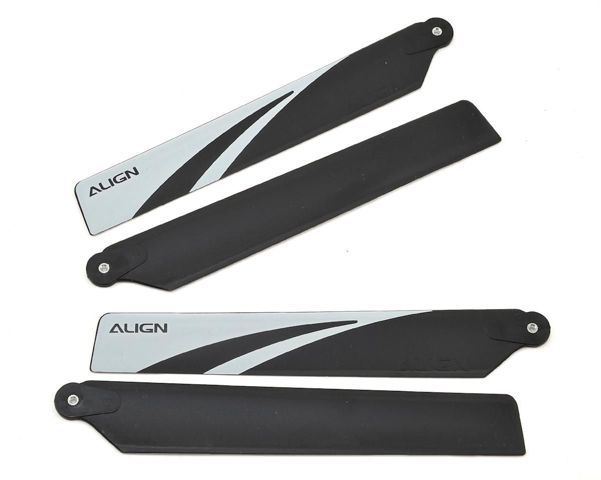 Align 150 120mm Main Blade Set (Black/White Tips)