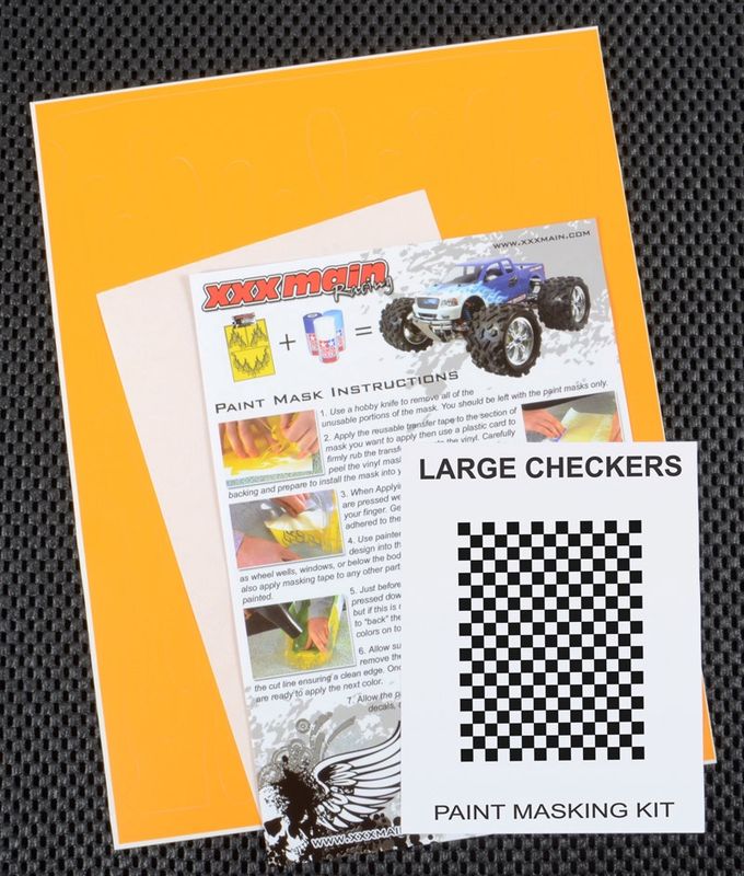 Large Checkers Paint Mask