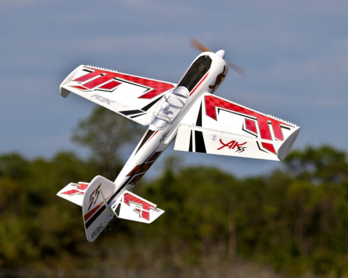 Flex Innovations QQ Yak 55 10E Super PNP Electric Airplane (Night Red) (1196mm)
