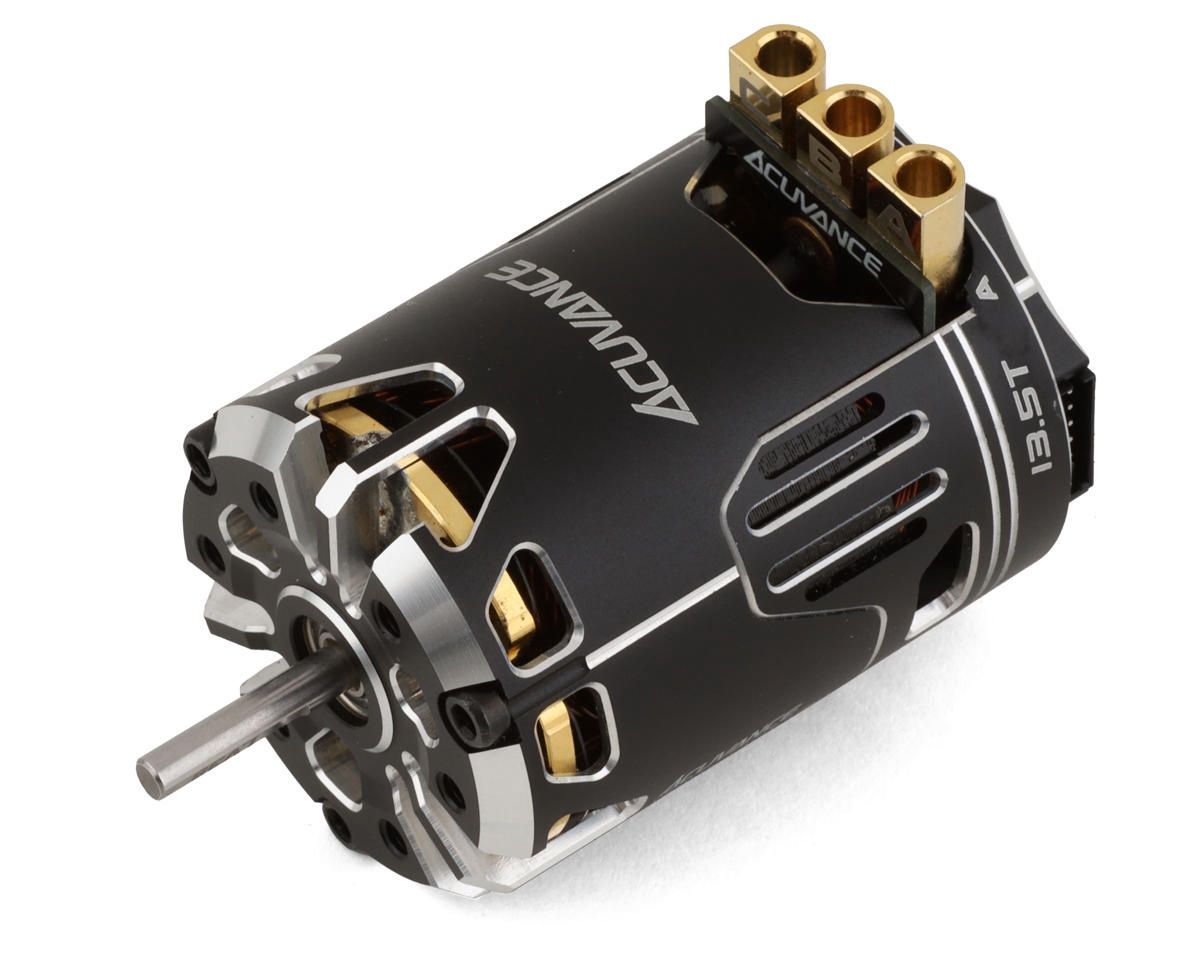 Acuvance Fledge 1/10 Sensored Brushless Drift Motor (13.5T) (Black)