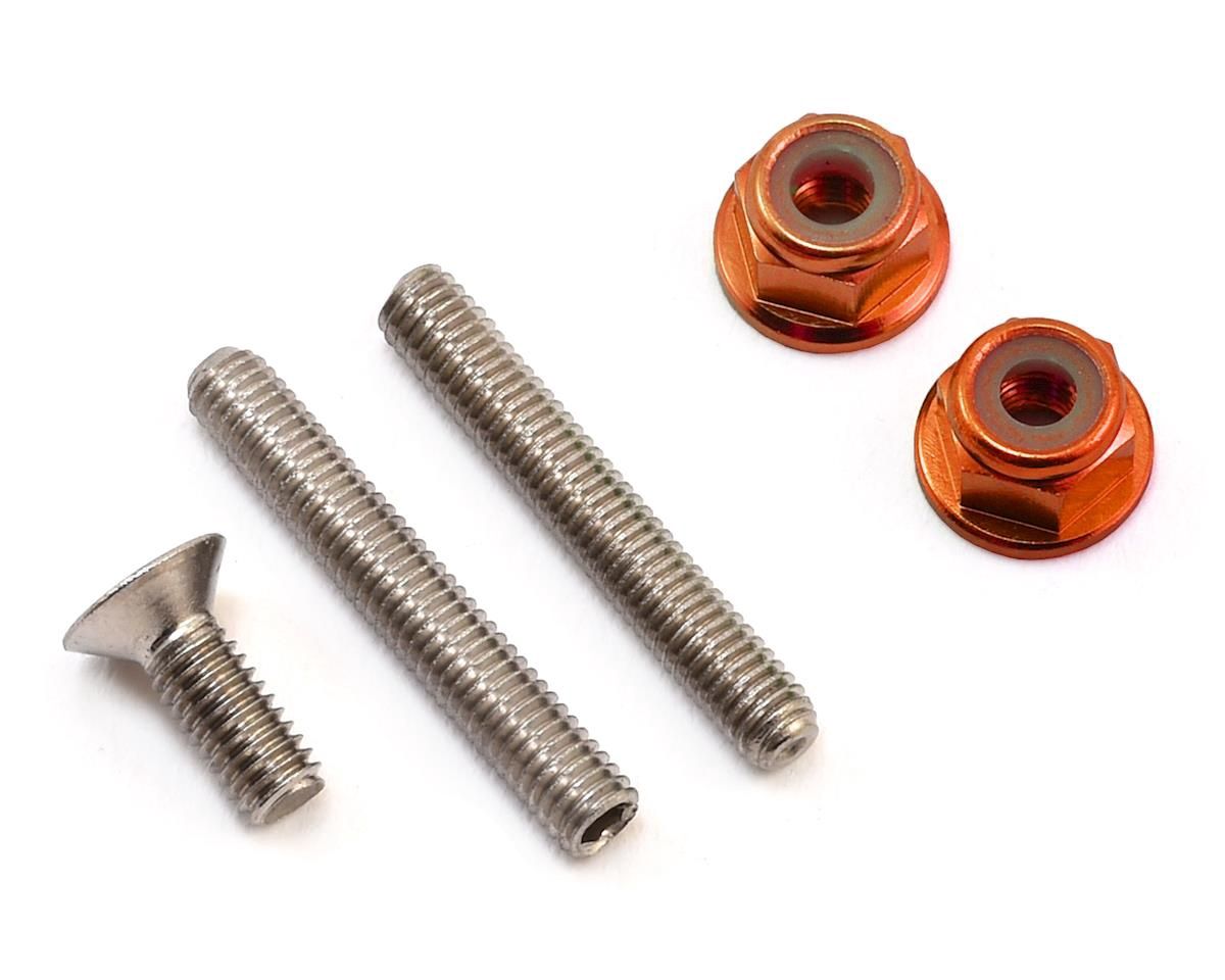 175RC "Ti-Look" Lower Arm Stud Kit (Orange)