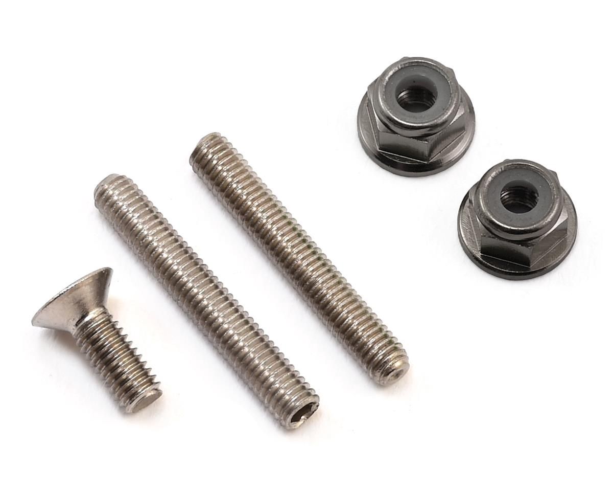 175RC "Ti-Look" Lower Arm Stud Kit (Grey)