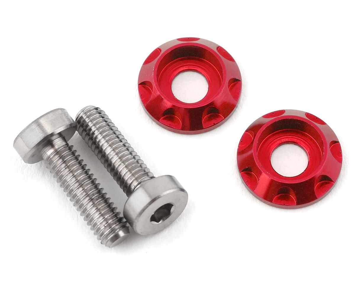 175RC 3x10mm "High Load" Titanium Motor Screws (Red)