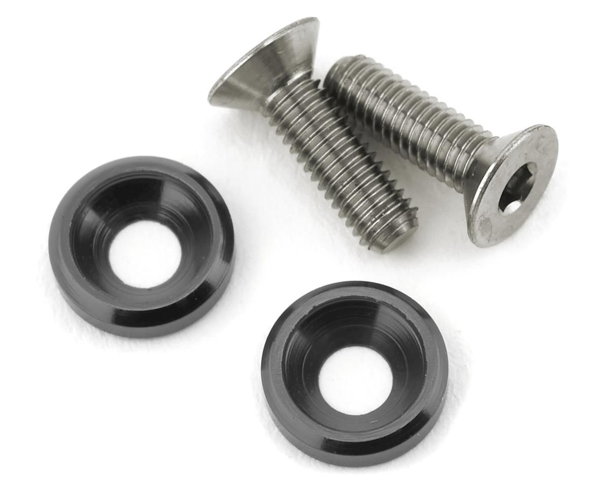 175RC 3x10mm Titanium Motor Screws (Grey) (2)