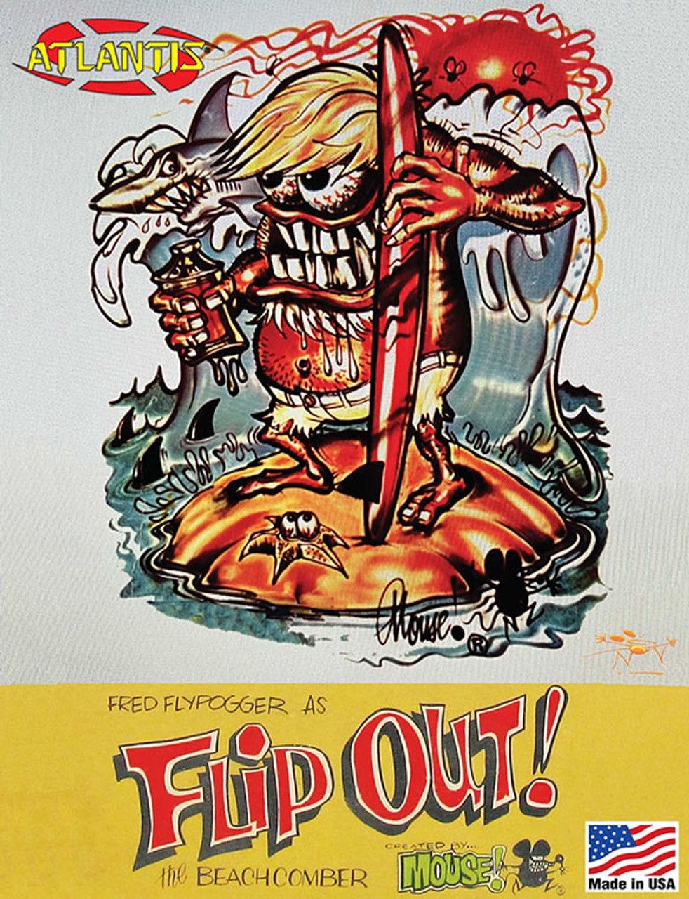 Atlantis Models Fred Flypogger as Flip Out Stanley Mouse