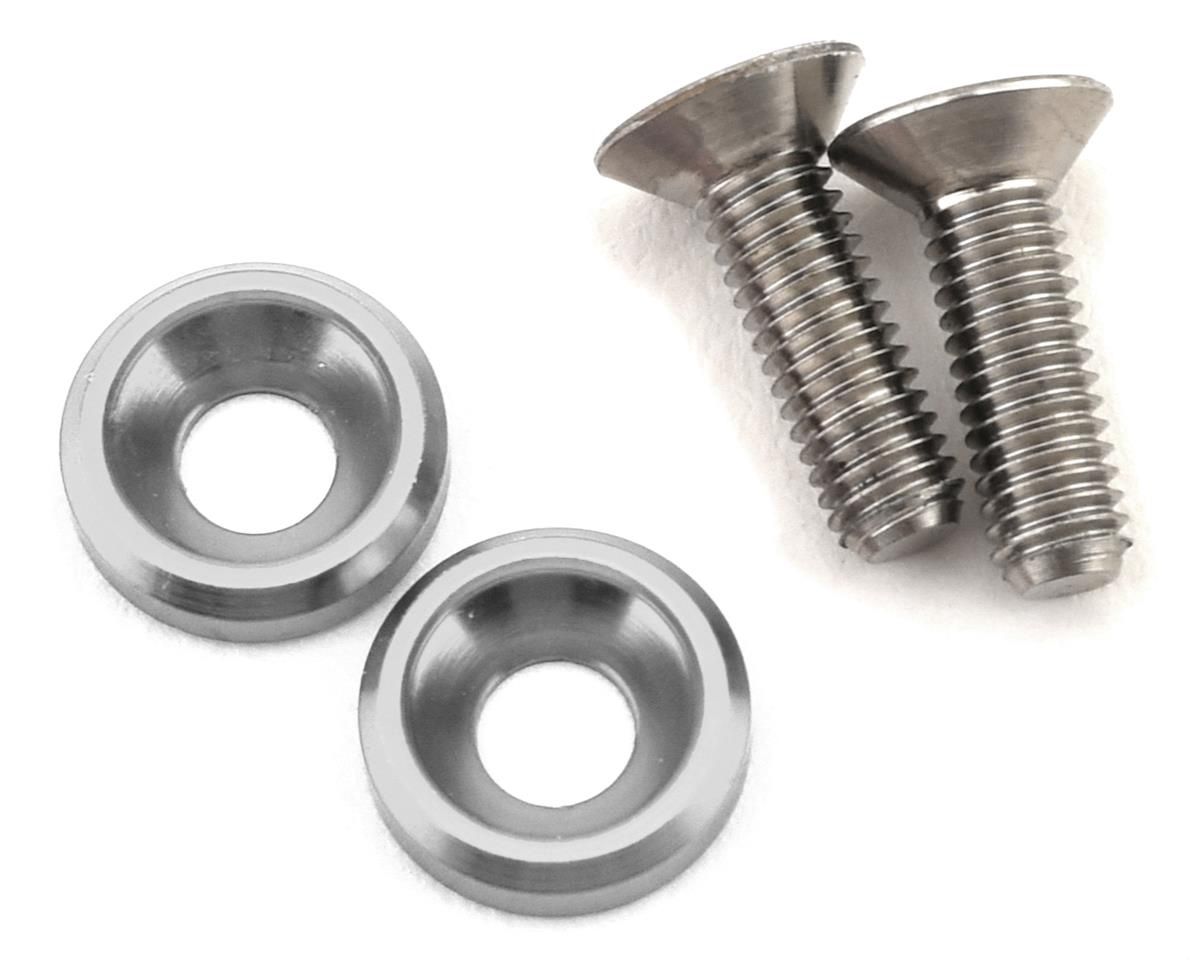 175RC 3x10mm Titanium Motor Screws (Silver)