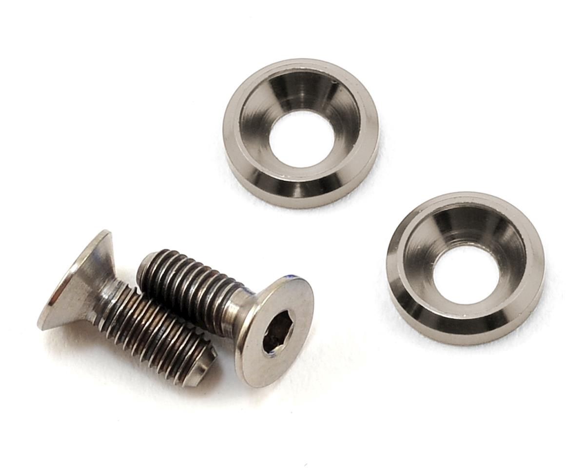 175RC 3x8mm Titanium Motor Screws (Grey)