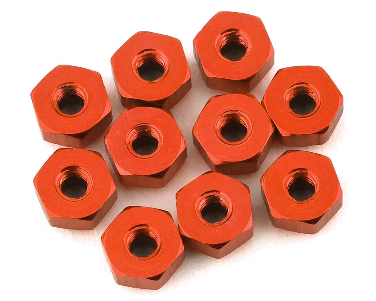 175RC 4.5mm Mini-T 2.0 Aluminum Nut Kit (Orange) (10)