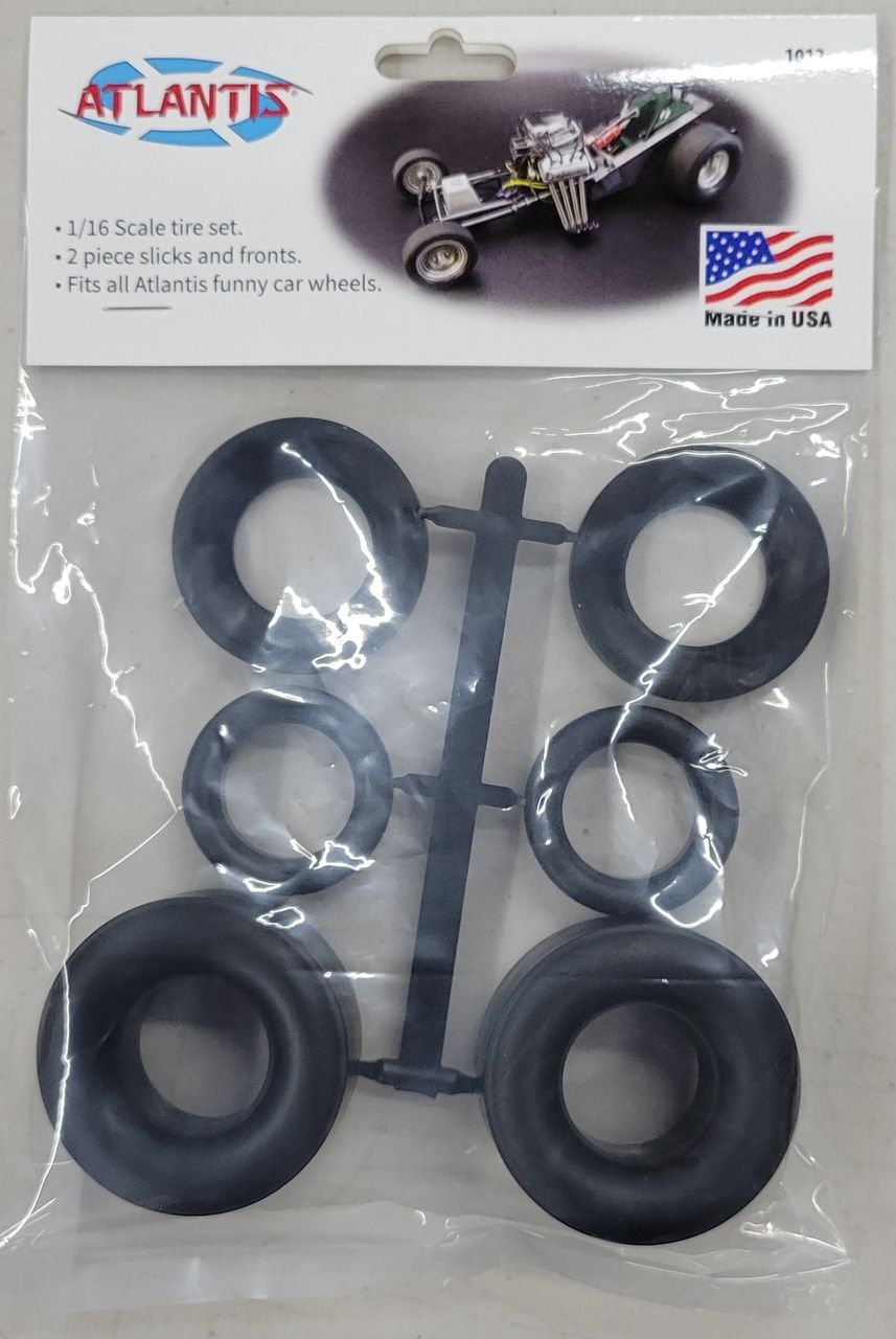 Atlantis Models Funny Car Tire set 1:16
