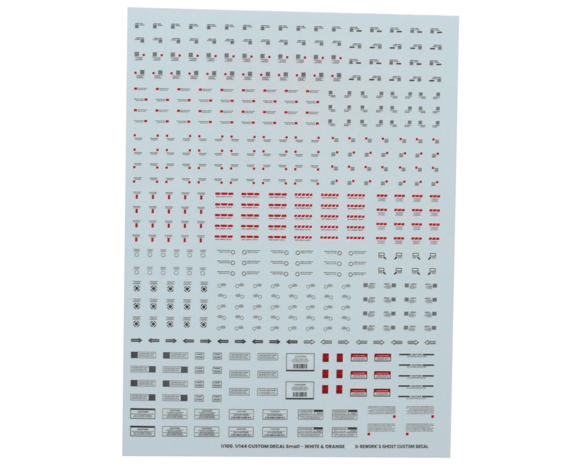 G-Rework Caution #03 Gundam Waterslide Decal Sheet (Grey/Red)