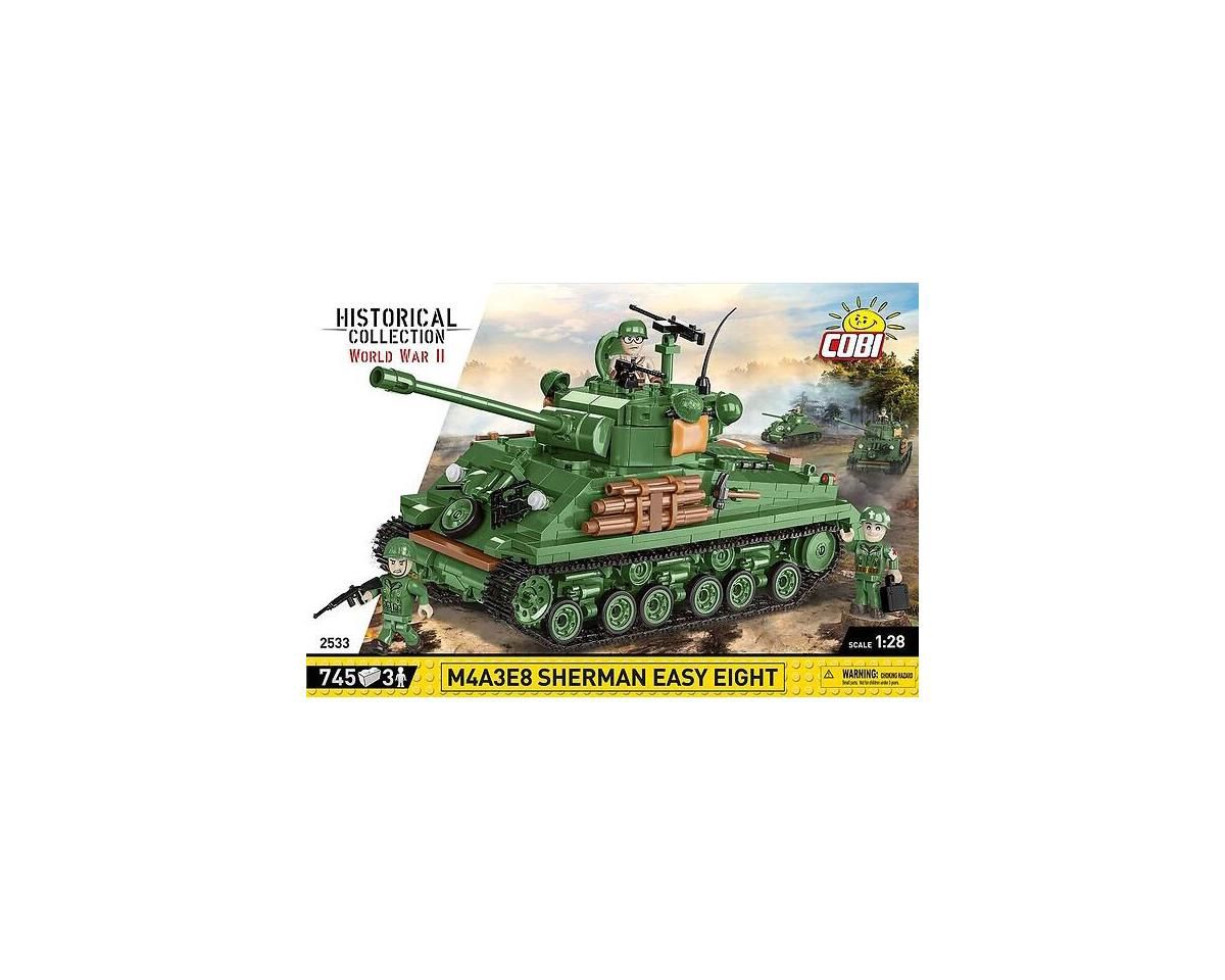 Cobi 745Pcs Hc Wwii M4a3 Sherman Easy Eight
