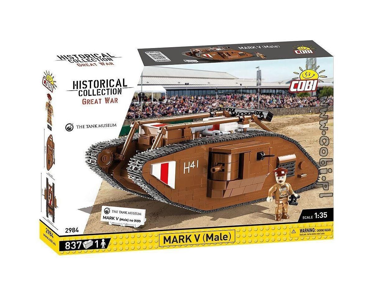 Cobi Great War Heavy Tank MKV Block Model (835pcs)