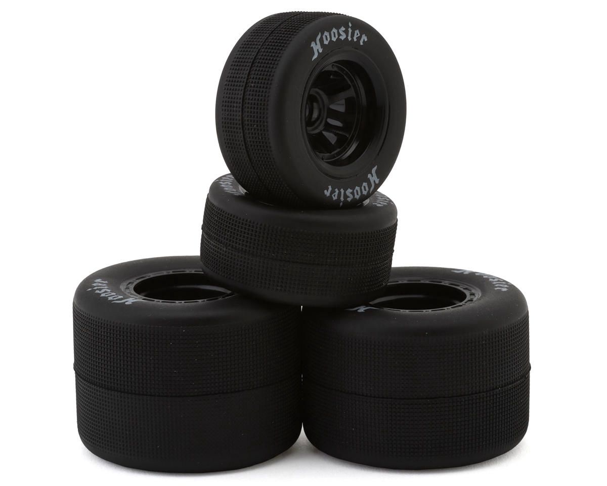 1RC Racing 1/18 Asphalt Sprint Car Tires (Black) (4) (Front &amp; Rear) (Soft)