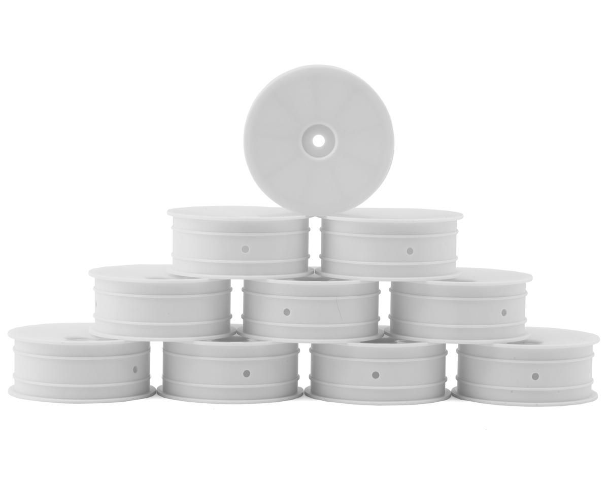 XRAY "Aerodisk" 2WD Front Buggy Wheels (White) (10) (XB2) (Hard)