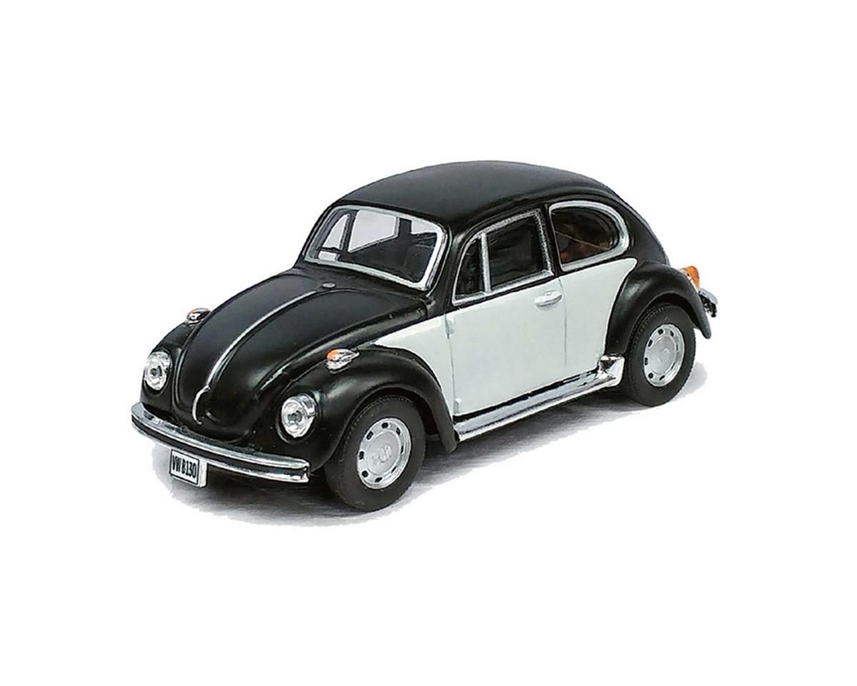 Atlas O 1/43 Scale Vw Beetle Matte Black White