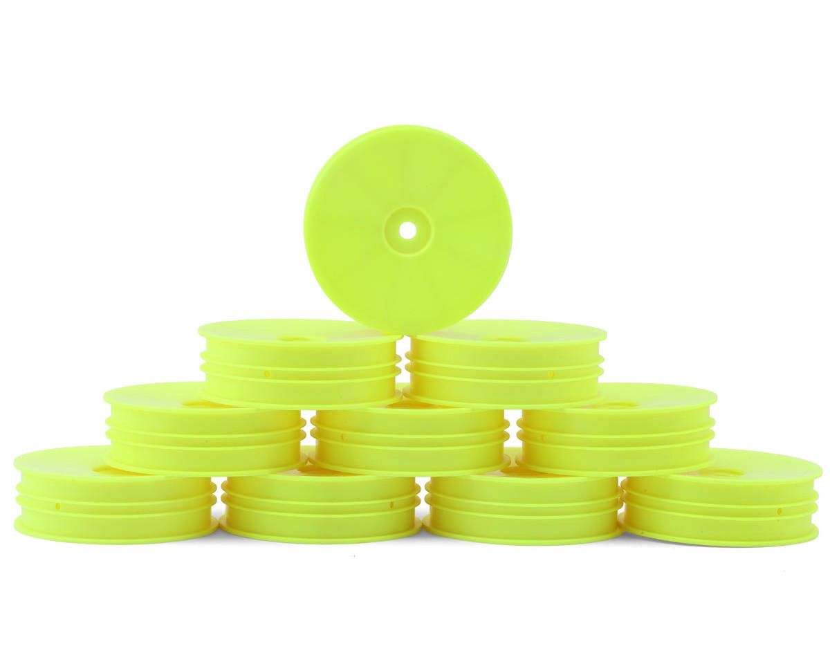 XRAY Slim "Aerodisk" 2WD Front Buggy Wheels (Yellow) (10) (XB2)