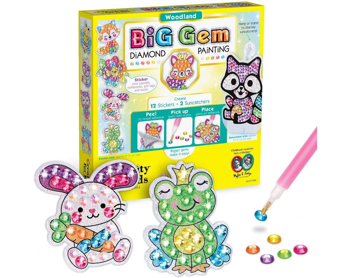 Creativity For Kids Big Gem Woodland Diamond Painting Kit