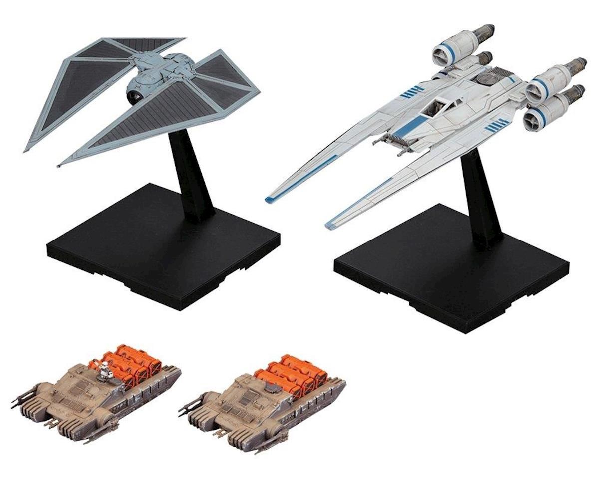 Bandai "Star Wars: Rogue One" 1/144 Scale U-Wing Fighter and and TIE Striker