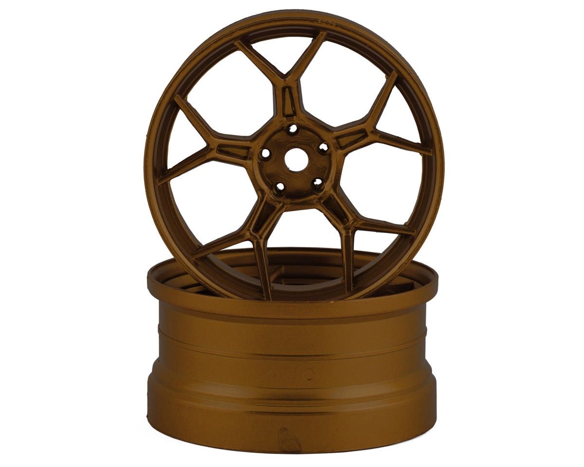 DS Racing Feathery Split Spoke Drift Wheels (Bronze) (2) (6mm Offset)