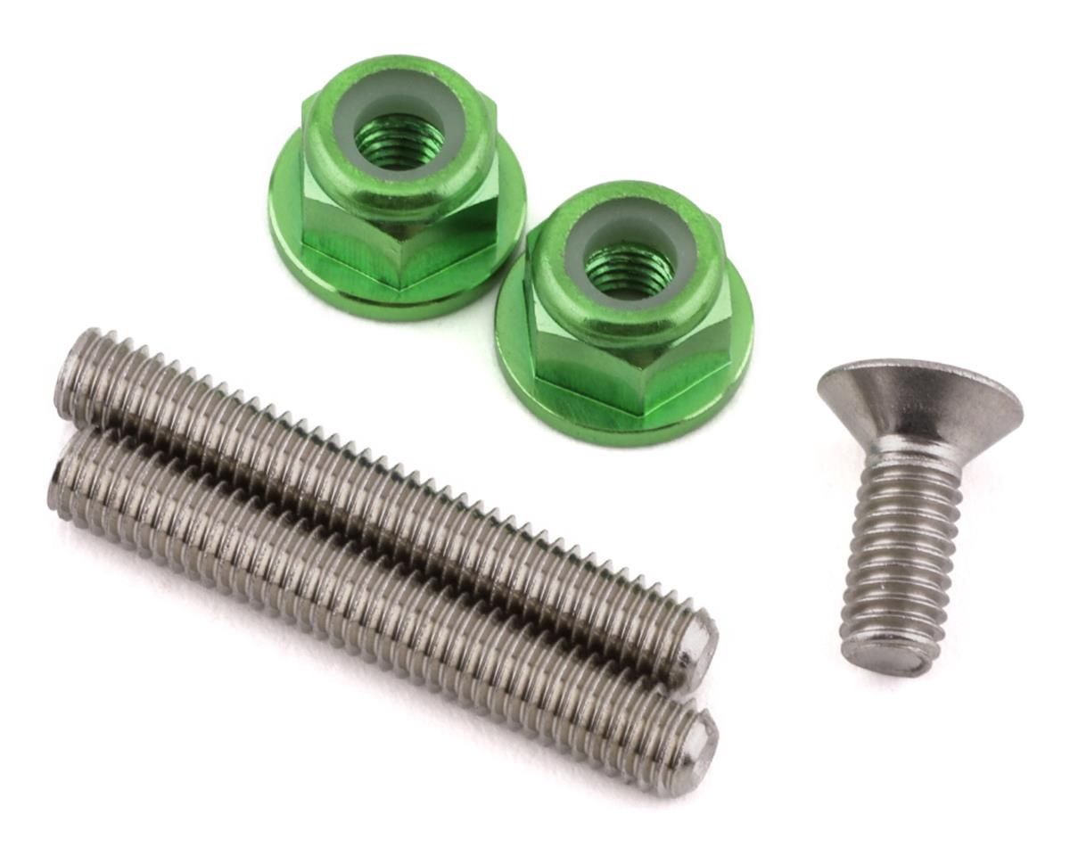 175RC Losi 22S Drag Car "Ti-Look" Lower Arm Stud Kit (Green)