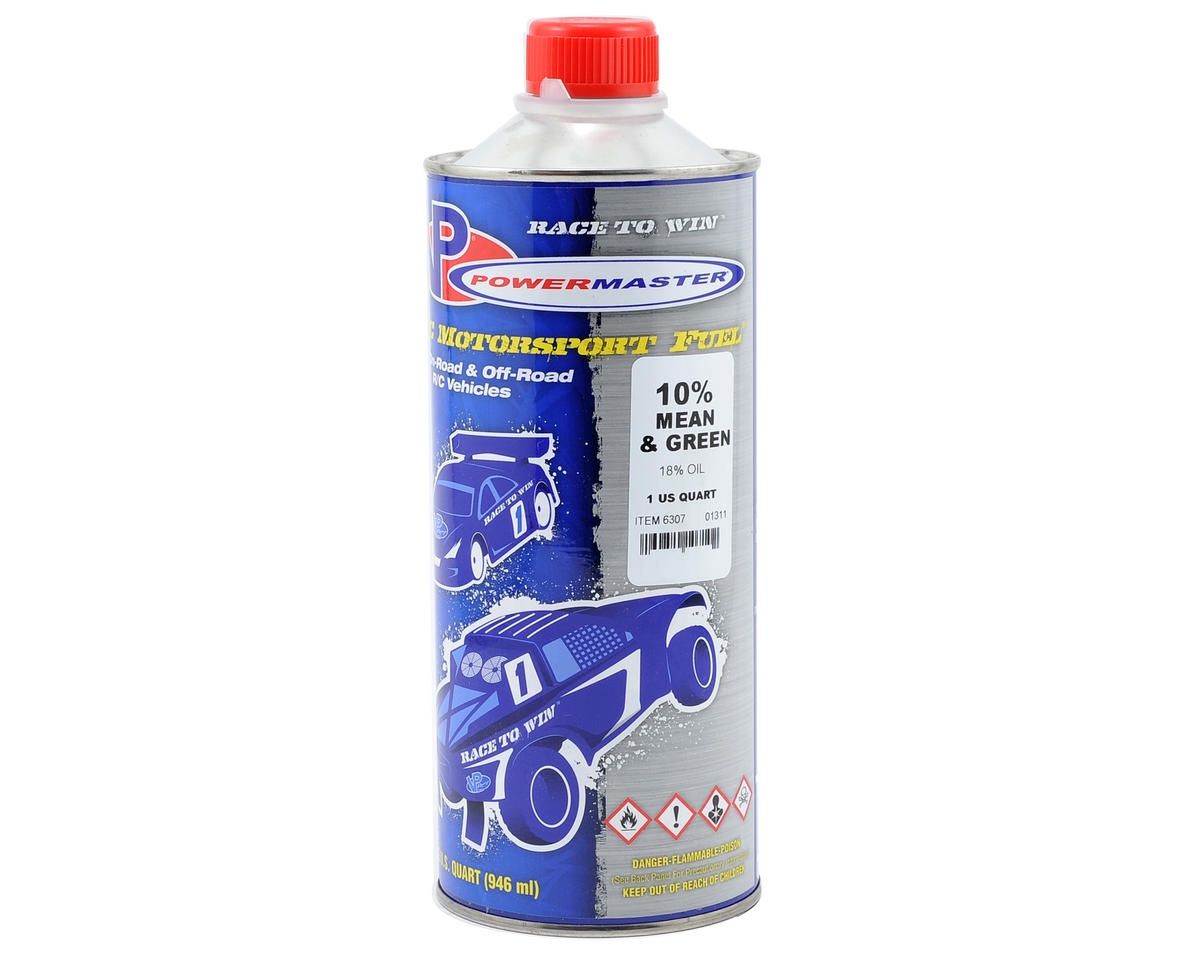 PowerMaster Mean &amp; Green 10% Airplane Fuel (18% Synthetic Blend) (One Quart)